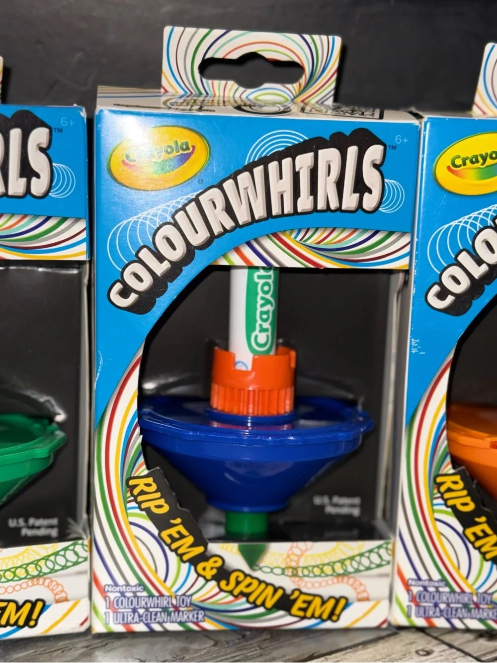 Crayola ColourWhirls Spinner 3pks - NEW